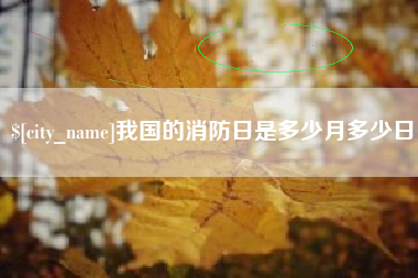 乌鲁木齐我国的消防日是多少月多少日