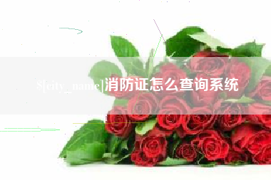 乌鲁木齐消防证怎么查询系统