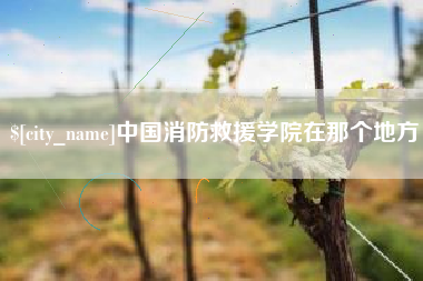 乌鲁木齐中国消防救援学院在那个地方