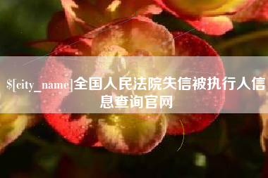 乌鲁木齐全国人民法院失信被执行人信息查询官网