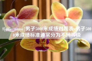 乌鲁木齐男子5000米成绩对照表-男子5000米成绩标准通常分为不同等级