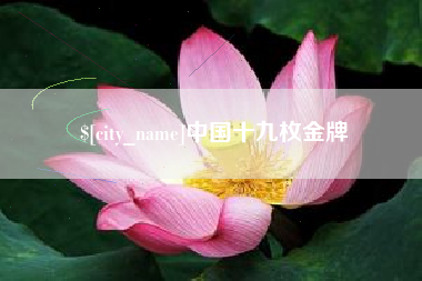 乌鲁木齐中国十九枚金牌