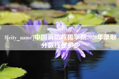 乌鲁木齐中国消防救援学院2020年录取分数线是多少