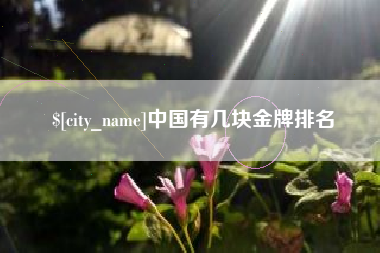 乌鲁木齐中国有几块金牌排名