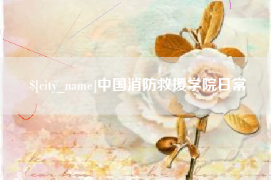 乌鲁木齐中国消防救援学院日常