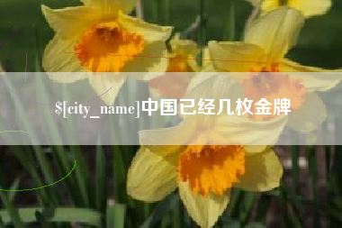 乌鲁木齐中国已经几枚金牌