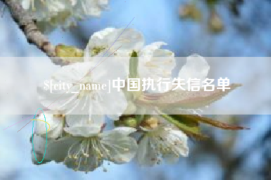乌鲁木齐中国执行失信名单