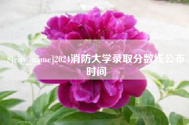 乌鲁木齐2024消防大学录取分数线公布时间