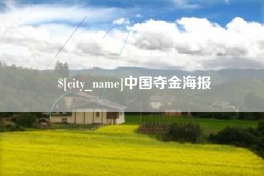 乌鲁木齐中国夺金海报