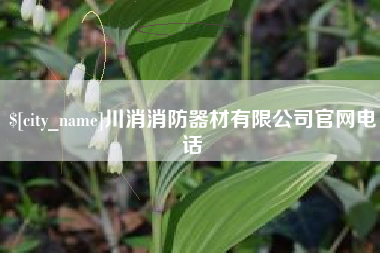 乌鲁木齐川消消防器材有限公司官网电话