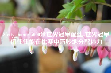 乌鲁木齐5000米世界冠军配速-世界冠军们往往能在比赛中巧妙地分配体力