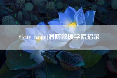 乌鲁木齐消防救援学院招录