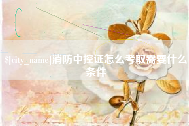 乌鲁木齐消防中控证怎么考取需要什么条件