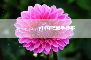 乌鲁木齐中国冠军手抄报