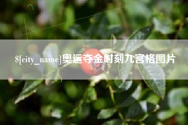 乌鲁木齐奥运夺金时刻九宫格图片